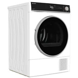 Sharp Wärmepumpentrockner KD-NHH9S8GW3-DE, LED-Display, Knitterschutzfunktion, Schontrommel, Zwei-Wege-Schleudern weiß