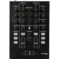 Omnitronic PM-202FX 2-Kanal-DJ-Mixer mit Effekten