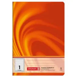 Brunnen Schulheft »Vivendi 104570102« A5 liniert (Lineatur 1) rot