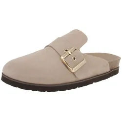 GENUINS Genuins G104346 Izar Velour - Damen Schuhe Hausschuhe - Sand Hausschuh beige 38 EU