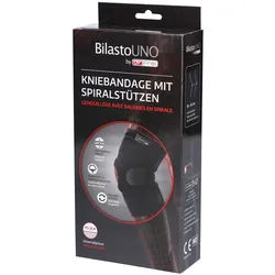 Bilasto Uno Kniebandage S-Xl Spiralstützen Velcro