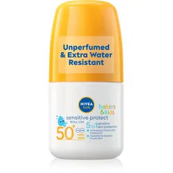 NIVEA SUN Sensitiv Bräunungsmilch für Kinder roll-on SPF 50+ 50 ml