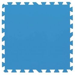 Bestway Pool-Bodenschutzfliese Flowclear Pool-Bodenschutzfliesen-Set, 9 Stück á 50 x 50 cm, blau