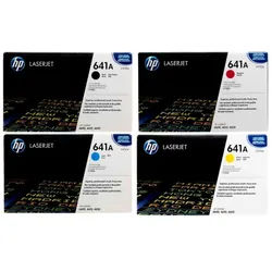 HP 641A Toner CMYK Pack of 4