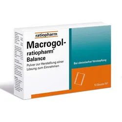 Macrogol-ratiopharm Balance 10 St Pulver zur Herstellung einer Lösung zum Einnehmen
