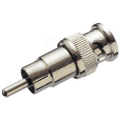 K 401 - BNC-Adapter, BNC-Stecker / Cinch-Stecker