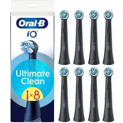 Bürstenköpfe iO Ultimate Clean Black - 8 pcs