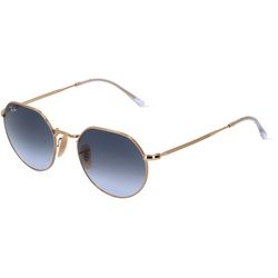 Ray-Ban RB3565 Unisex-Sonnenbrille Vollrand Rund Metall-Gestell, Gold