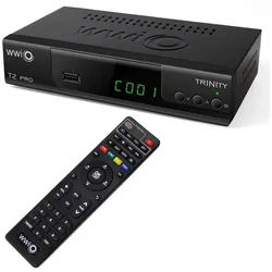 WWIO Trinity T2 PRO mit 2 in 1 Fernbedienung, PVR, DVB-T2 HD Receiver