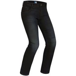 PMJ New Rider Motorradjeans, schwarz-blau, Größe 34 für Männer
