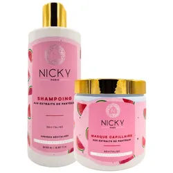 Nicky Paris - Shampoo und Maske Set mit Wassermelonenextrakten 2 Pc