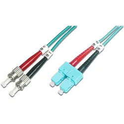 Digitus LWL Multimode OM 3 Patchkabel, ST / SC