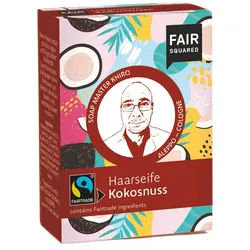 Fair Squared Fairtrade Jubiläum Haarseife Kokosnuss 80 g