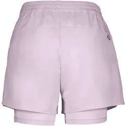 Trainingsshorts RUKKA "Rukka Shorts Makela 2In1", Damen, Gr. 36, EURO-Größen, rosa (rosenrot), Stoff, 87% Polyester, 13% Elasthan, Hosen