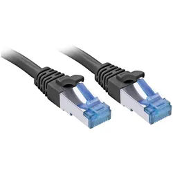 Lindy LINDY 47416 RJ45 Patchkabel CAT 6a S/FTP 5.00 m Schwarz 1 St. Netzkabel, (500.00 cm) schwarz