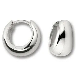 ONE ELEMENT Paar Creolen Ohrringe Creolen aus 925 Silber Ohrringe Creolen aus 925 Silber, Zurückhaltend & edel – passt zu eleganten wie lässigen Looks silberfarben