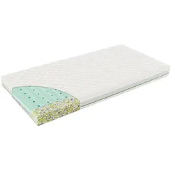 Träumeland Kindermatratze , Textil , 70x140 cm , Lga, Fkt, Oeko-Tex® Standard 100 , Härtegradauswahl, Über- und Sondergrößen erhältlich, Bezug abnehmbar/waschbar, Ober- und Unterseite versteppt, für Hausstauballergiker geeignet, wendbar, optimale Belüftung, atmungsaktiv, schadstoffgeprüft, Nässeschutz, Wendematratze, Sicherheits-Trittkanten, Bezug rundum abnehmbar, Baby- und Kleinkindseite , Babymöbel & Kindermöbel, Babyzimmer, Babymatratzen