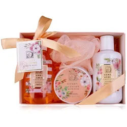 Accentra – Duschset Frauen Geschenkset Honey Jasmine in schöner Geschenkbox 1 St