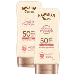 Hawaiian Tropic® Glowing Protection Sonnenschutz Lotion Spf50+ X2