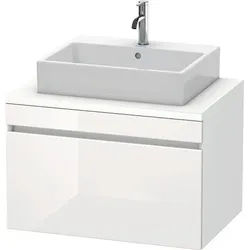Duravit DuraStyle Konsolenwaschtischunterbau wandhängend Weiß Hochglanz & Matt 800x548x512 mm - DS53 DS531202218