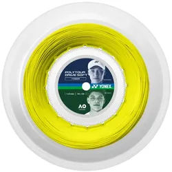 Yonex Tennissaite Poly Tour Drive Soft 1.25 (Haltbarkeit+Kontrolle) gelb 200m Rolle