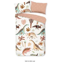 Babybettwäsche , Multicolor , Textil , Dinosaurier , 100x135 cm , atmungsaktiv , Schlafen, Babytextil-Kollektionen