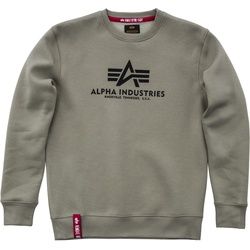Alpha Industries Basic Sweatshirt, grün, Größe 3XL