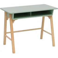 Mobili Rebecca Kindertisch Grün 50/90/70 cm , Pastellgrün , Holzwerkstoff , 90x70x50 cm , Babymöbel & Kindermöbel, Kinderzimmer & Jugendzimmer, Kinderschreibtische