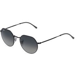 Ray-Ban RB3565 Unisex-Sonnenbrille Vollrand Rund Metall-Gestell, Schwarz