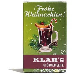 Klar-Seifen - Klar's Weihnachtsseife Glühweinseife, (palm√∂lfrei) 100 g