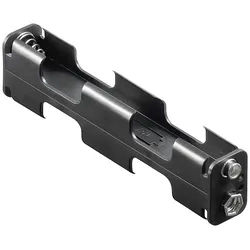 Goobay 4x AA (Mignon) Batteriehalter - Druckknopf