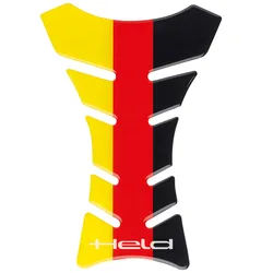 Held Tank Cover / Tankpad, schwarz-rot