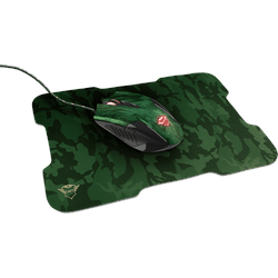 Trust Gaming GXT 781 Rixa Camo Gaming Maus und Mauspad, kabelgebunden