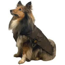 Fashion Dog Hunderegenmantel Hunde-Regenmantel mit Fleecefutter, Braun, 80 cm 80 cm