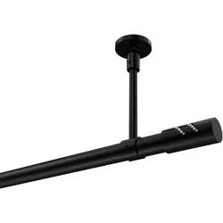 GARDINENSTANGE Sonette Zoena 360 cm (geteilt in 2 x 180 cm), 1-läufig, 20 mm Ø Schwarz