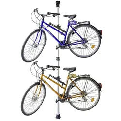 relaxdays Teleskop Fahrradhalterung für 2 Räder