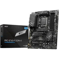 PRO B760-P DDR4 II Mainboard - Intel B760 - Intel LGA1700 socket - DDR4 RAM - ATX