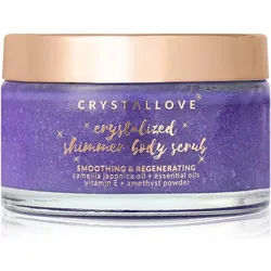 Crystallove Amethyst Shimmer Body Scrub Körperpeeling 200 g