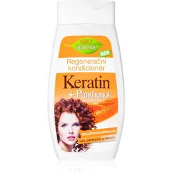 Bione Cosmetics Keratin + Panthenol regenerierender Conditioner für das Haar 260 ml