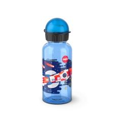 EMSA Kids Tritan Trinkflasche, 0,4 Liter, Auslaufsichere Wasserflasche frei von BPA und Schadstoffen, 1 Trinkflasche, Motiv: Weltall