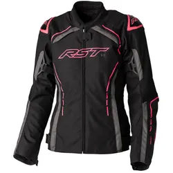 RST S-1 Mesh Damen Motorrad Textiljacke, schwarz, Größe XL