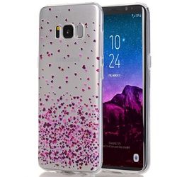 Silikon Hülle für Samsung Galaxy S7 - Lila Herzen