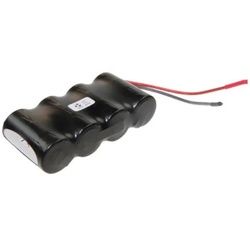 Notbeleuchtungs-Akku F1x4 Saft VNT C mit Kabel 10cm mit offener Litze 4,8V, 2500mAh