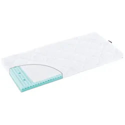 Träumeland Beistellbettmatratze , 50x7x100 cm , Made in Austria, Oeko-Tex® Standard 100 , Über- und Sondergrößen erhältlich, Bezug abnehmbar/waschbar, optimale Belüftung, atmungsaktiv, schadstoffgeprüft, Nässeschutz, Bezug rundum abnehmbar , Babymöbel & Kindermöbel, Babyzimmer, Babymatratzen