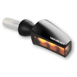 HIGHSIDER LED Blinker FLIGHT, getöntes Glas, schwarz
