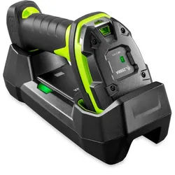 Zebra DS3678 – 2D Industriescanner kabellos (Bluetooth) / High Density / schwarz/grün / Kit / mit Anschlusskabel, Anschlusskabel (USB), Netzteil, Lade-/ Übertragungsstation DS3678-HD3U42A0SFW