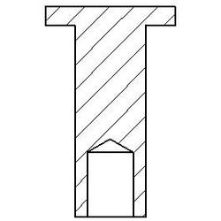 TEXTAR Niete, Trommelbremsbelag Ø5mm Hinten Rechts Links für Mercedes-Benz T2/l T1/tn T2/ln1