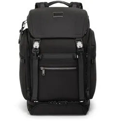 Tumi Alpha Bravo Expedition Rucksack mit Überschlag + GRATIS HOTELGUTSCHEIN Schwarz