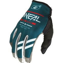 Oneal Mayhem Squadron V.22 Motocross Handschuhe, grau-blau, Größe M