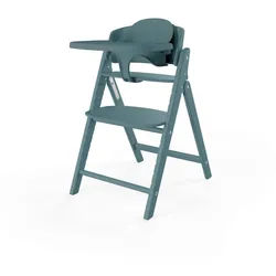 cybex Gold Hochstuhl , Blau , Holz, Kunststoff , Buche , massiv, Sperrholz , 47.3x81.5x62.6 cm , Fußstütze verstellbar, Sitzfläche verstellbar, zusammenklappbar, Tablett , Füttern